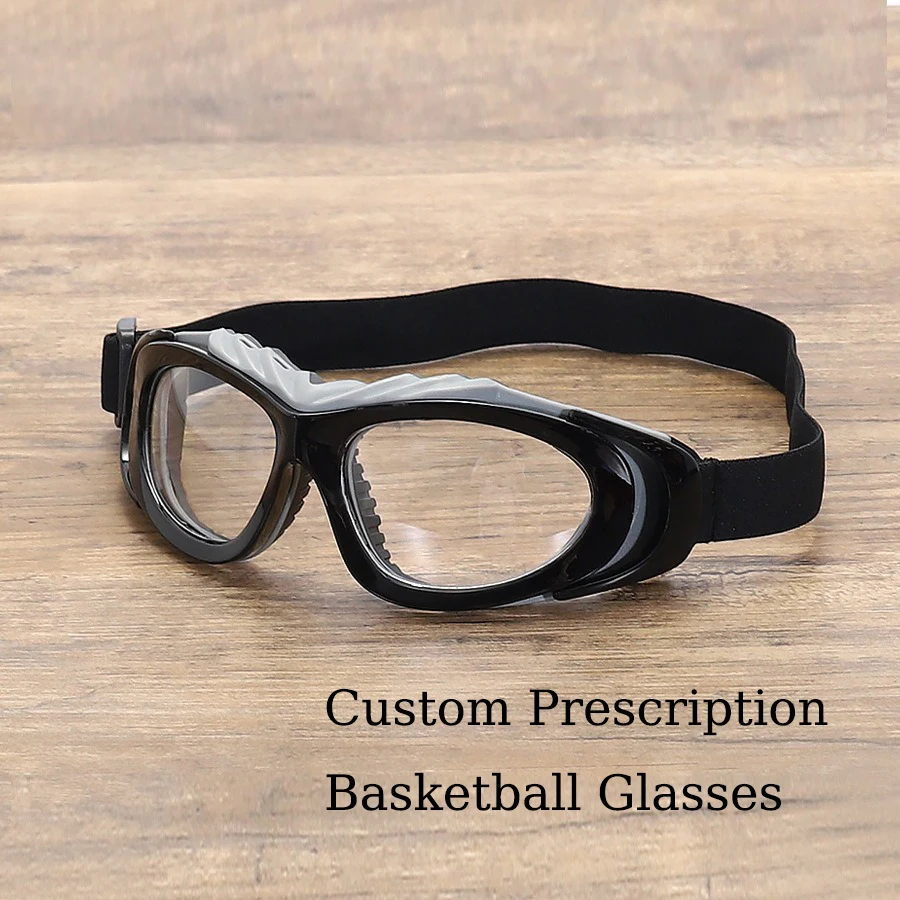 カスタム処方バスケットボールメガネ男性サッカーフットボールスポーツゴーグルフォトクロミック近視遠視レンズ眼鏡