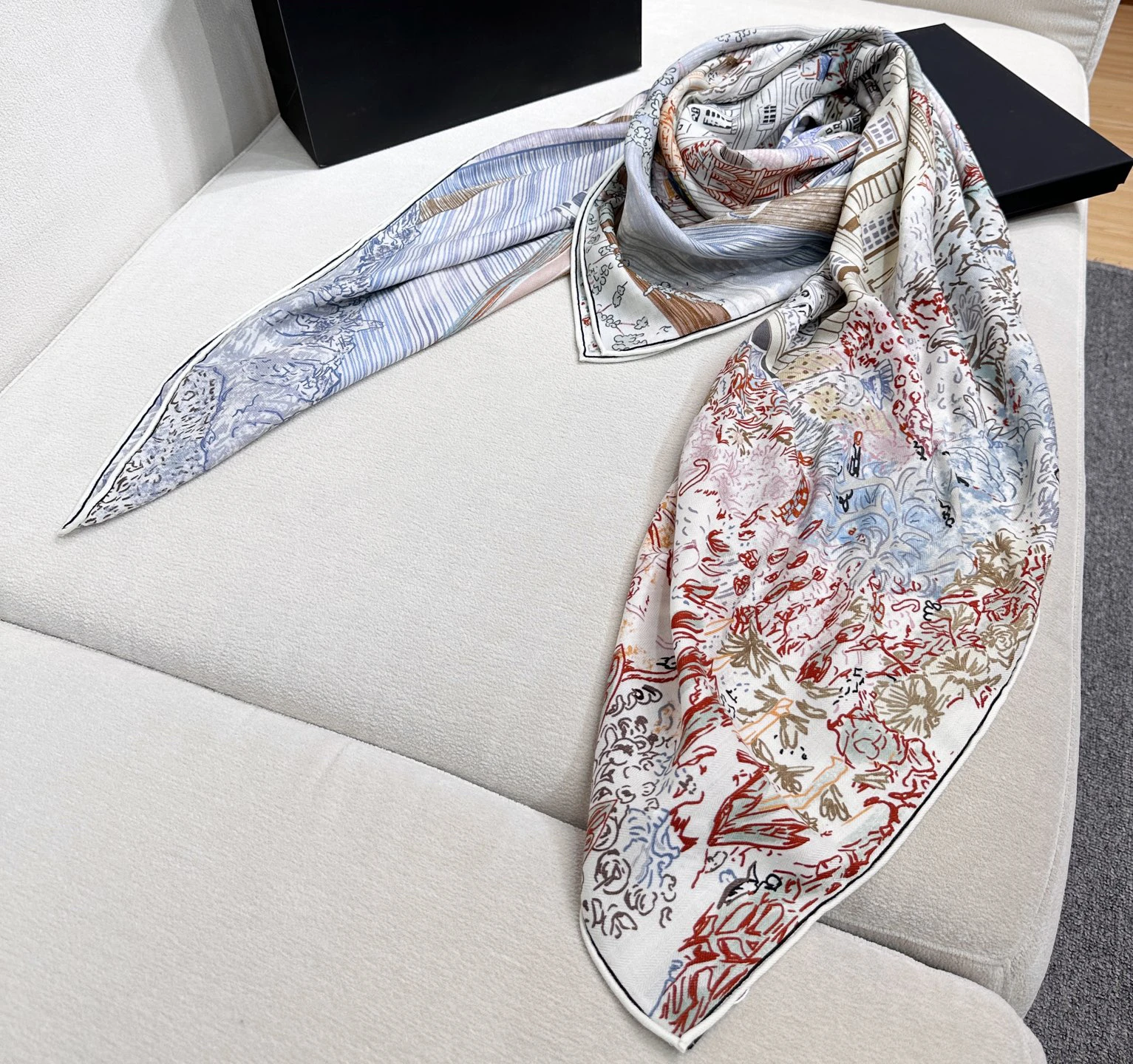 إكسسوارات الملابس النسائية، الأنماط الكلاسيكية، إكسسوارات الملابس الجديدة العصرية/الأوشحة/الأوشحة الرقبة/الشالات/هدايا العيد