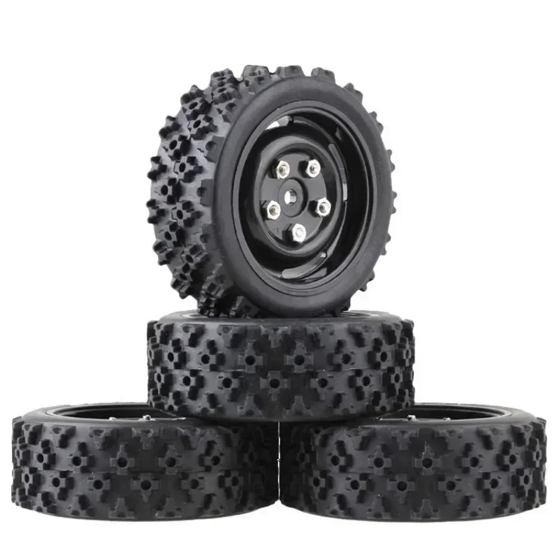 

RC Model car 1/10 flat running road racing tire TT01 strong grip and wear-resistant 70MM nylon hub