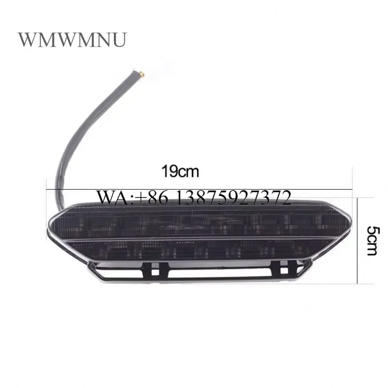 Wmwmnu LED Tail Light Brake Assembly for YFZ450 2006-2009 Motorcycle Rear Lamp Lighting System Replacement Parts