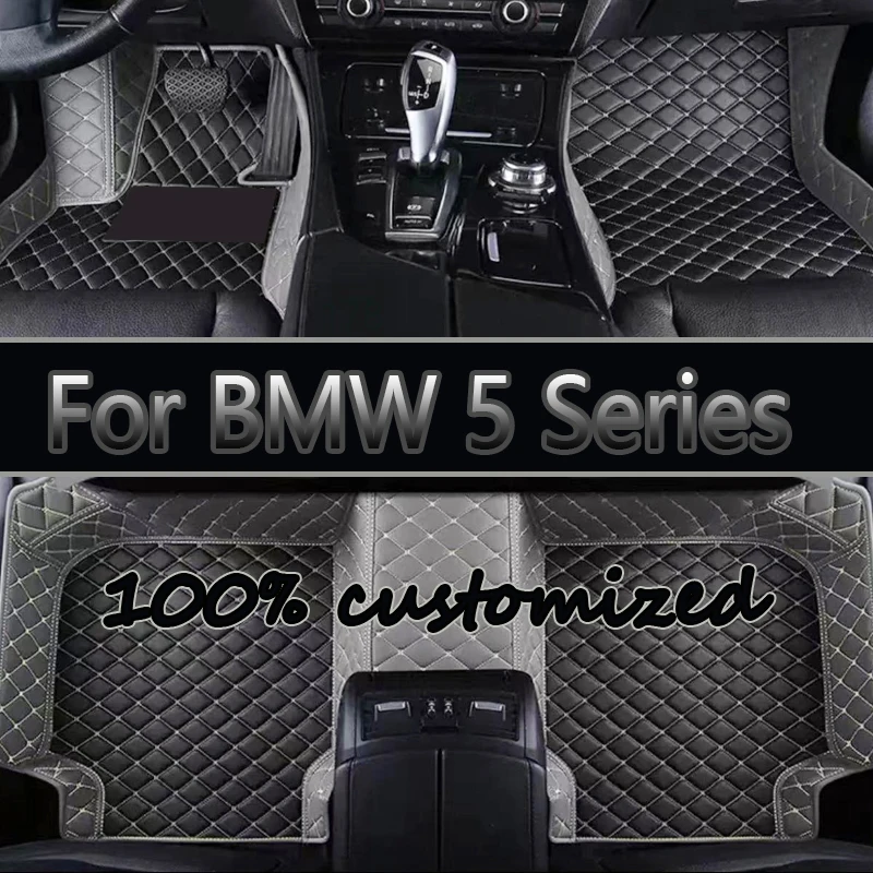 Car Mats Floor For BMW 5 Series E34 1988~1996 Waterproof Car Carpet Floor Mats Cubre Pisos Para Autos Car Accessories Interior