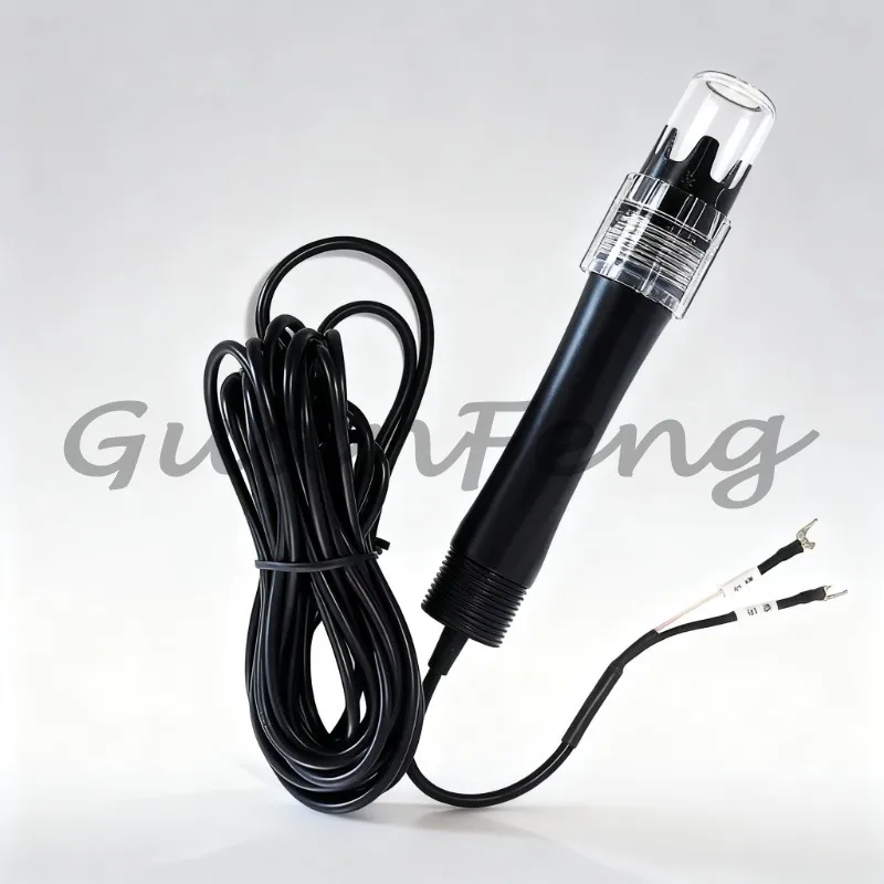 Industrial PH Electrode Sensor Probe, BNC Connector 5m Cable for Real-time Water Quality Monitoring