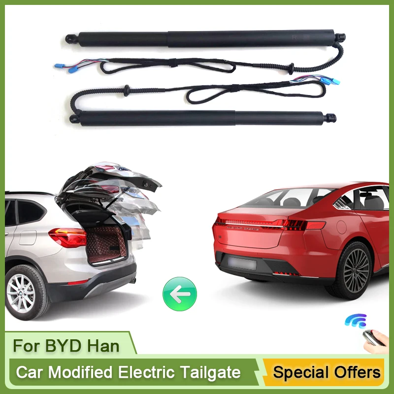 For BYD Han 2020~2024 Car Electric Tailgate Tail Gate Strut Vehicle Power Rear Door Lifting System Kit for Trunk