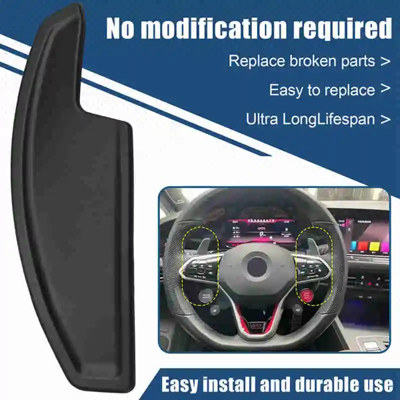 Dedicated Steering Wheel Shift Paddle Replacement Cover For  Golf 8 MK8 Touareg Passat Sharan 2021-2023-N26R