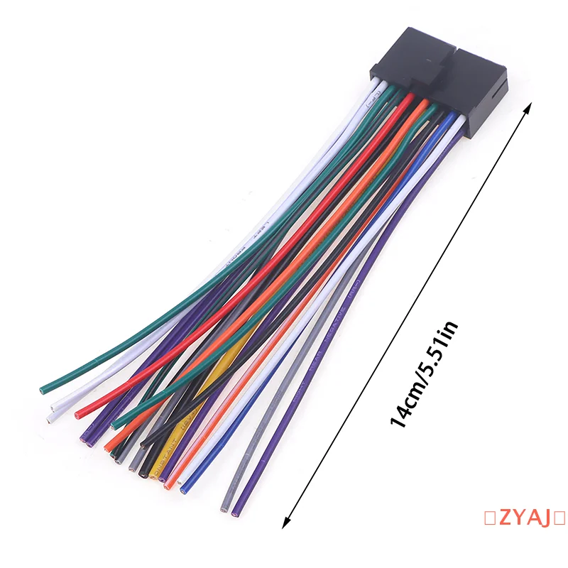 [ZYAJ」 20Pin راديو السيارة سلك تسخير محول موصل استبدال عالمي لتركيب وحدة رأس ستيريو السيارات [ZYAJ].