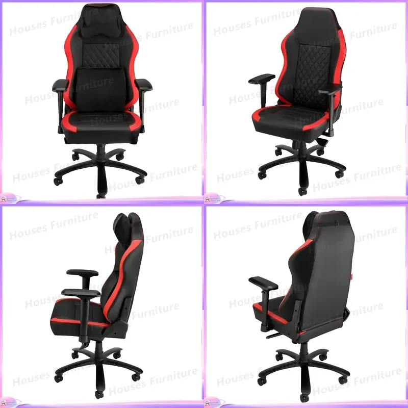 Modern Ergonomic Gaming Chair High Back Racing Computer Desk Seat with Lumbar Support Adjustable PU Leather Office Chair for