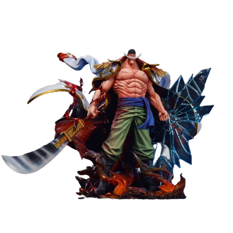 45Cm Lx Studio Resin Gk One Piece Edward Newgate Anime Action Figure Collectible Statue Ornament Model Garage Kit Toys Gift