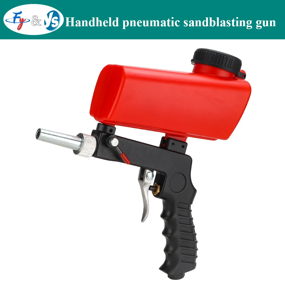 YS Handheld Small Sandblasting Gun Pneumatic High-pressure Sandblasting Machine Rust Removal and Sandblasting Tool