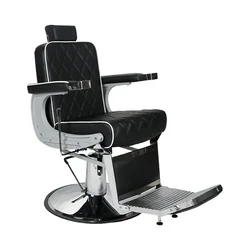 High-end men's barber shop chair can be reclined retro oil head shaving barber large chair hair salon lift hair cutting chair