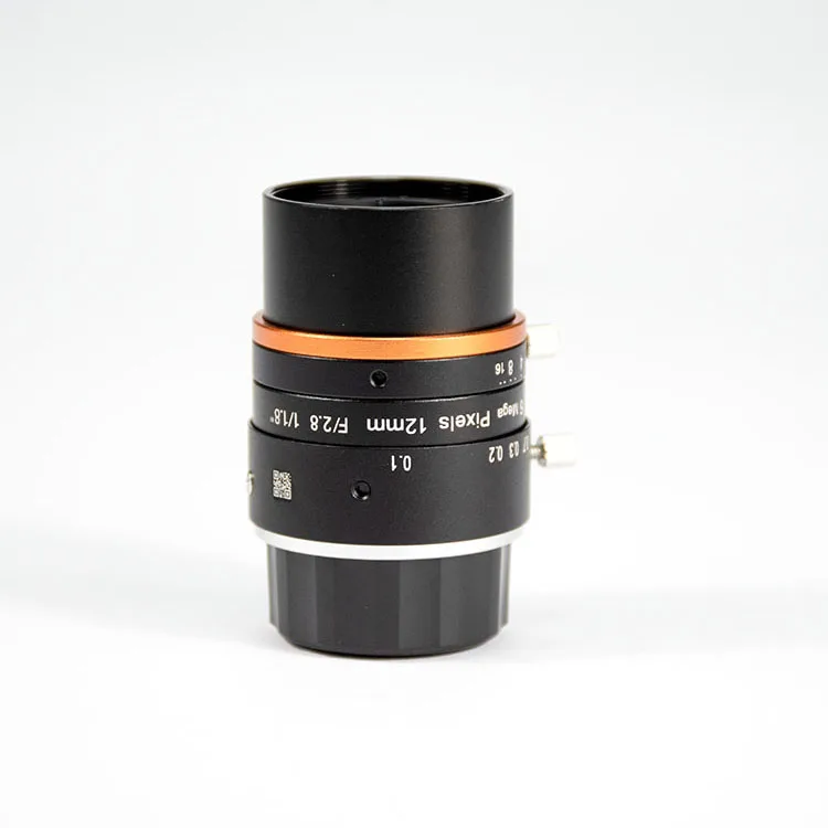 MVL-HF1228M-6MPE Machine Vision 1/1.8'' 12mm Fixed Focus F2.8 C-Mount Lens For Industrial Cameras