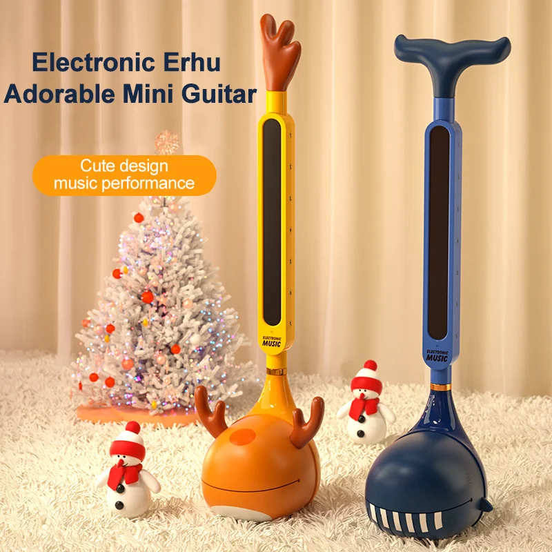 Otamatone Japanese Electronic Musical Instrument Portable Music Synthesizer Electric Tadpole Kawaii Educational Fun Gift For Kid