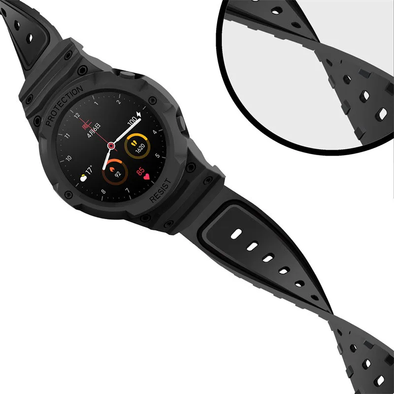 Silicone Shell Edge Cover Protector Wrist Watchband For Xiaomi Mi Watch Strap Color Sport Band Wristband Case Smart Accessories