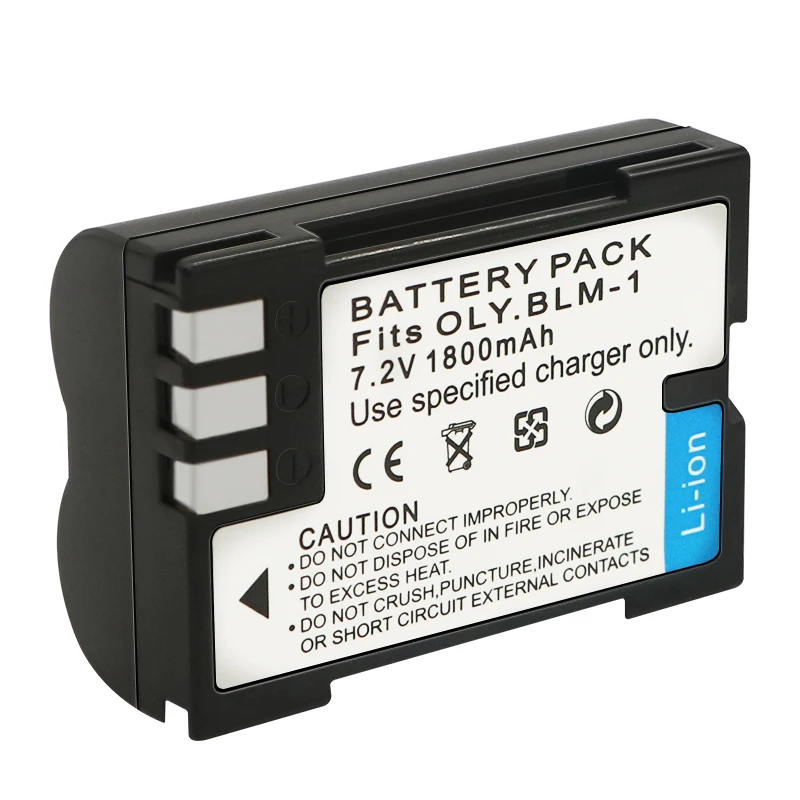 1800mAh PS-BLM1 BLM-1 Battery for Olympus C-5060 C-7070 C-8080 E-30 E-300 E-330 E-500 E-510 E-520 E3 BLM1 Camera