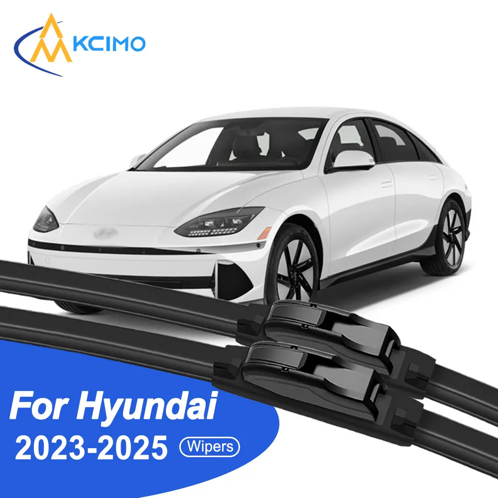 

Premium Wiper Blades for Hyundai Ioniq 6 CE 2023-2025 Silent Beam Windshield Cleaner Universal Fit Car Accessories