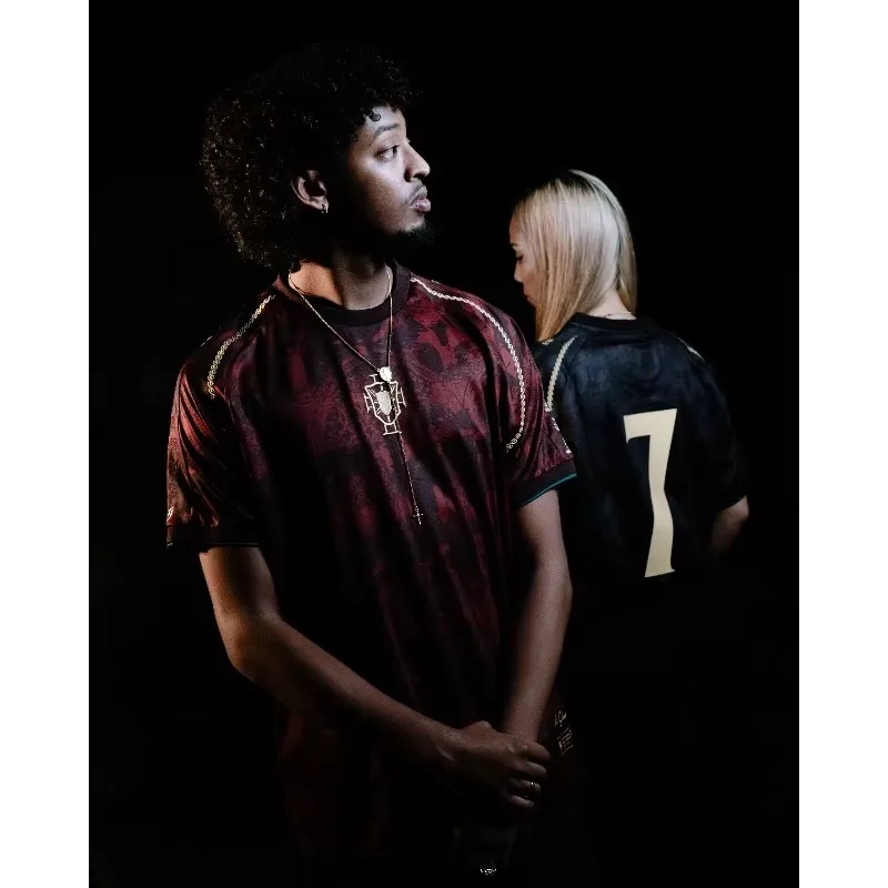 Assisting World Football Events, Portugal's Creative Concept Jersey, Summer Jersey Designed for Solo Use, 3D Printed