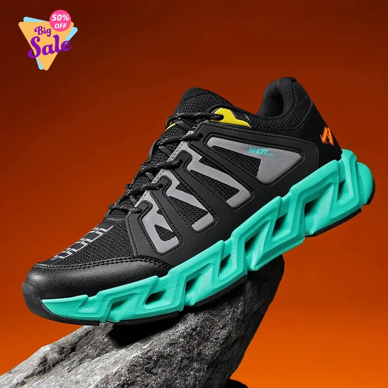 

Men Walking Shoes Luxury shoes Cushioning Breathable Race Non-Slip Outdoor Trainer Jogging Running Sneakers Mesh Off-road Shoes
