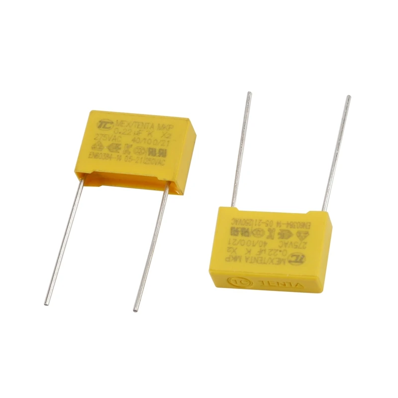 10 Pcs AC 275V 0.22Uf Polypropylene Film Safety Capacitors MPX