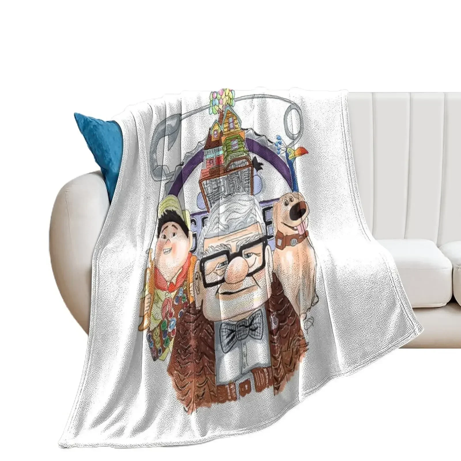 

Up adventure poster Throw Blanket valentine gift ideas Hair Decorative Sofas Blankets