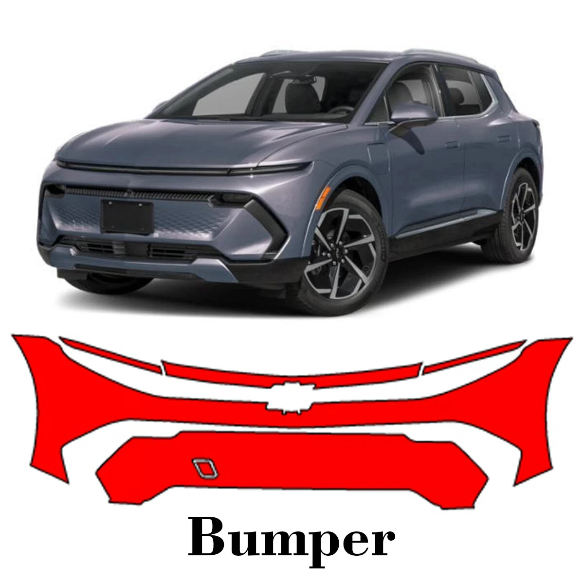 

For Chevrolet Equinox EV 2024-2025 TPU Body Bumper Pre-cut Sticker Paint Protection Film PPF Scratch-resistant And Transparent