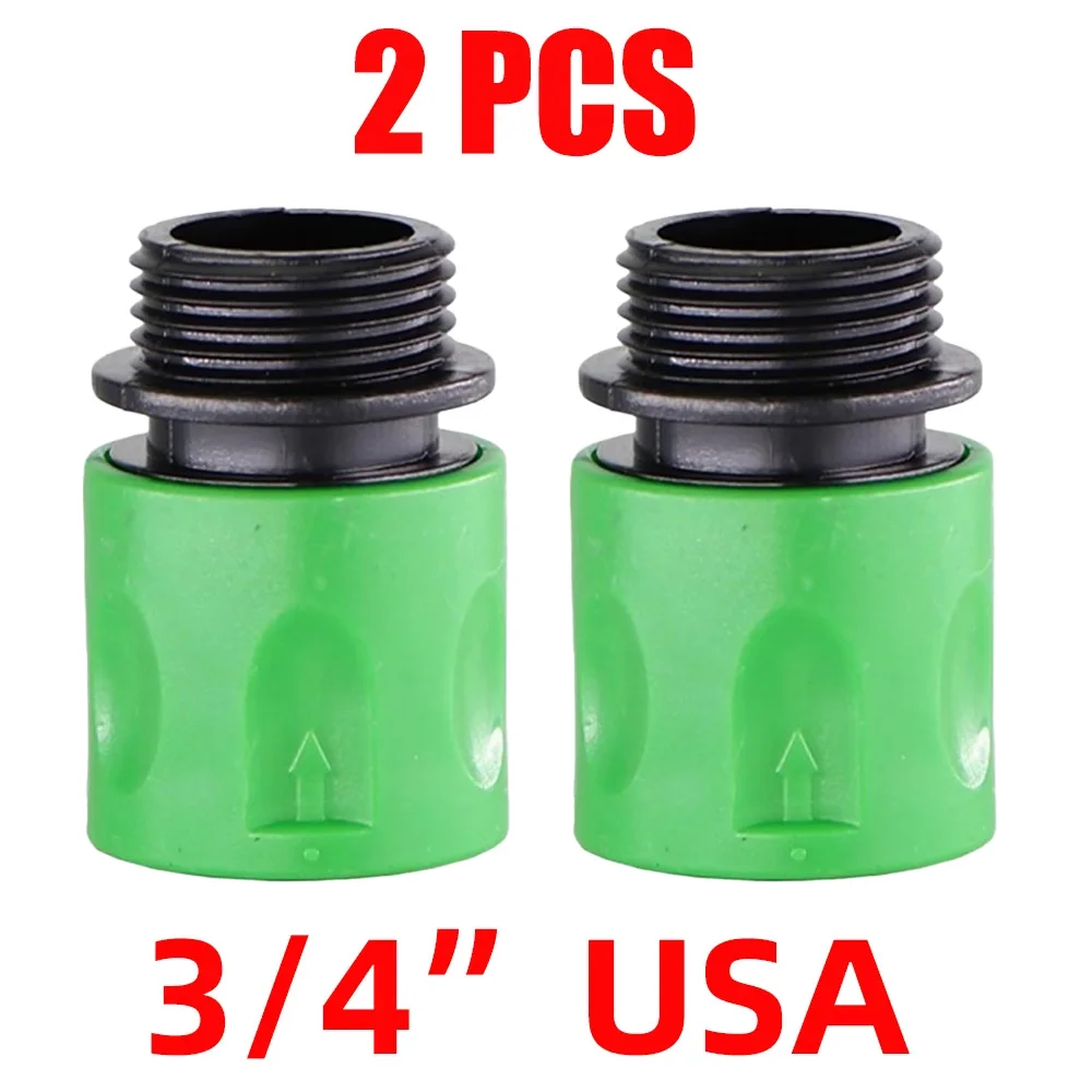EURO USA 3/4 inch mannelijke schroefdraad snelkoppeling nippel kraan slangadapter voor tuinslang druppelirrigatie watersysteem verbinding