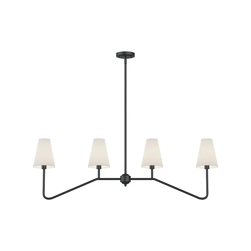 

American rural simple retro B & B decoration wrought iron French medieval wabi **** tea room one-word long restaurant chandelier