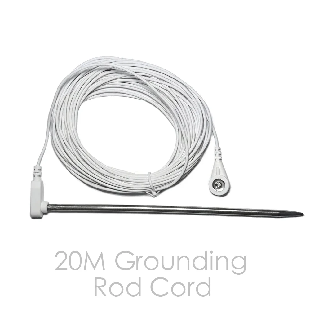 33ft/66ft Grounding Rod Cord Earthing Socket plug with grounding cord for earthing mat  / Earthing sheet /  pillow case