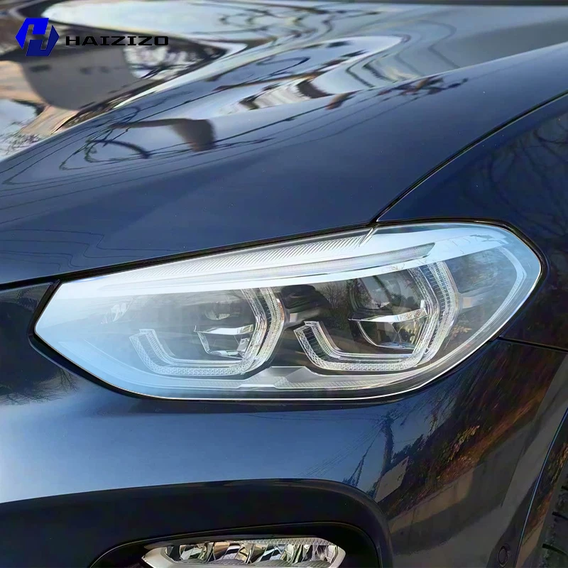 

Для BMW X3 G01 2018-2021: Защитная пленка из ТПУ для фар, дымчато-черная, устойчивая к царапинам и УФ-излучению, простая установка, комплект виниловой пленки PPF