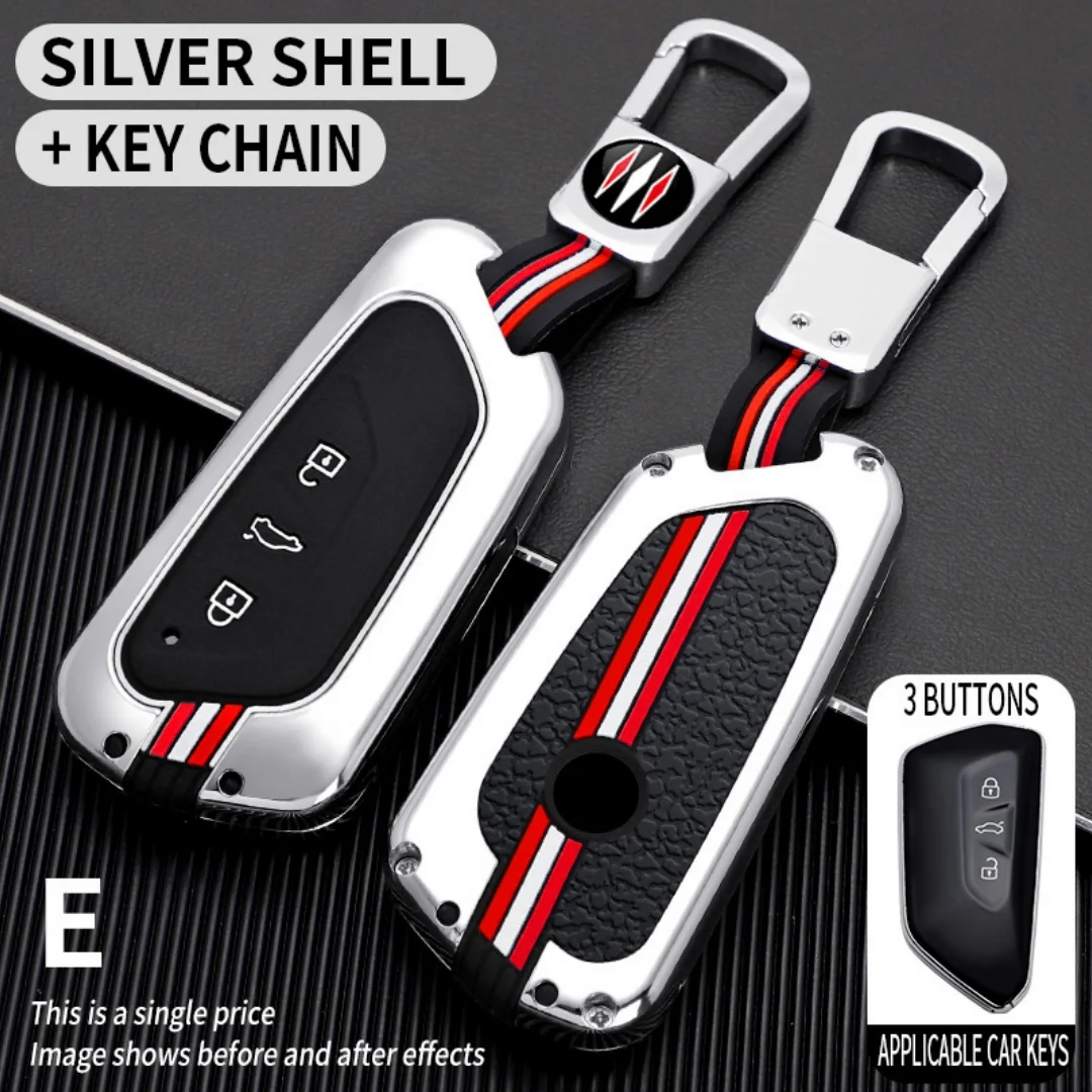 

Zinc Alloy Car Key Cover Key Fob Cases for VW Volkseagen Golf 8 MK8 ID.3 ID.4 Cupra Skoda Octavia A8 SEAT Leon MK4 2020-2024