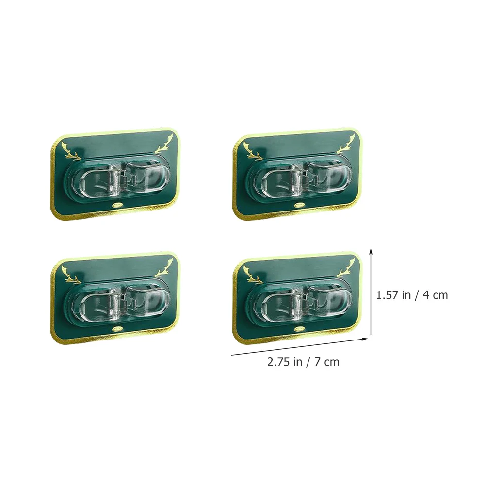 

8Pcs Self Adhesive Wire Clips Durable Cable Organizer for Desktop Wall Cord Management Clear Plastic Wire Cable Clamps