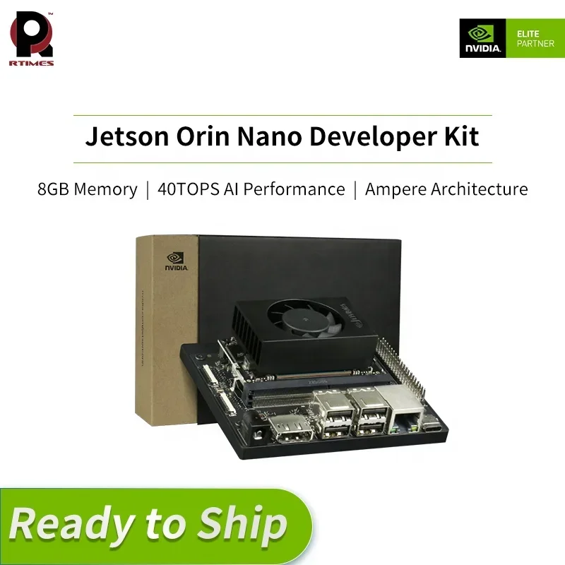 In Stock NVIDIA Jetson Orin Nano Developer Kit 40 Tops 8GB (945-13766-0000-000) For Jetson Orin Nano 8 gb Box Enclosure Case