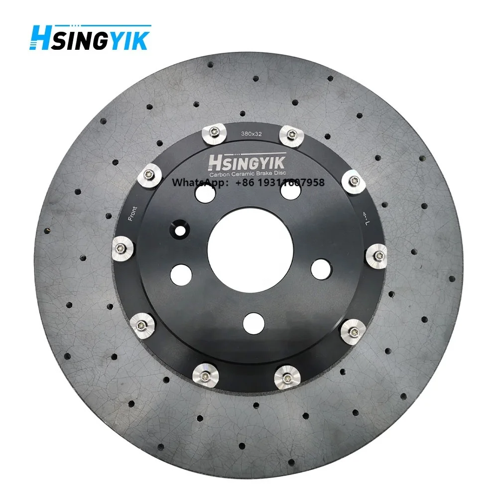 Carbon Fiber Long Life Brake Pads and Rotors Carbon Ceramic Brake Rotor Disc for Aston Martin Vanquish