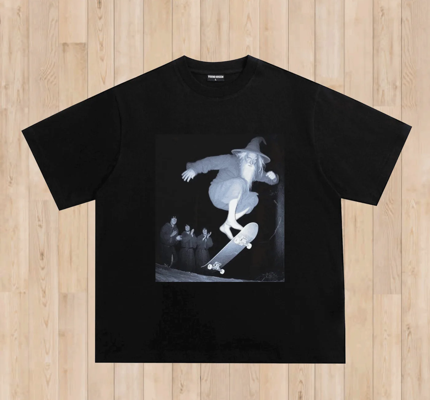 

Fantasy Wizard Skating With Their Squad Tee-Shirt