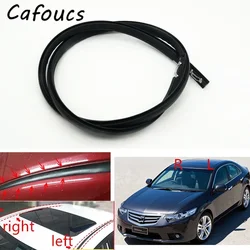 Cafoucs Car Roof Rubber Drip Finish Moulding With Clip For HONDA Accord Euro SPIRIOR CU1 CU2 2008-2014