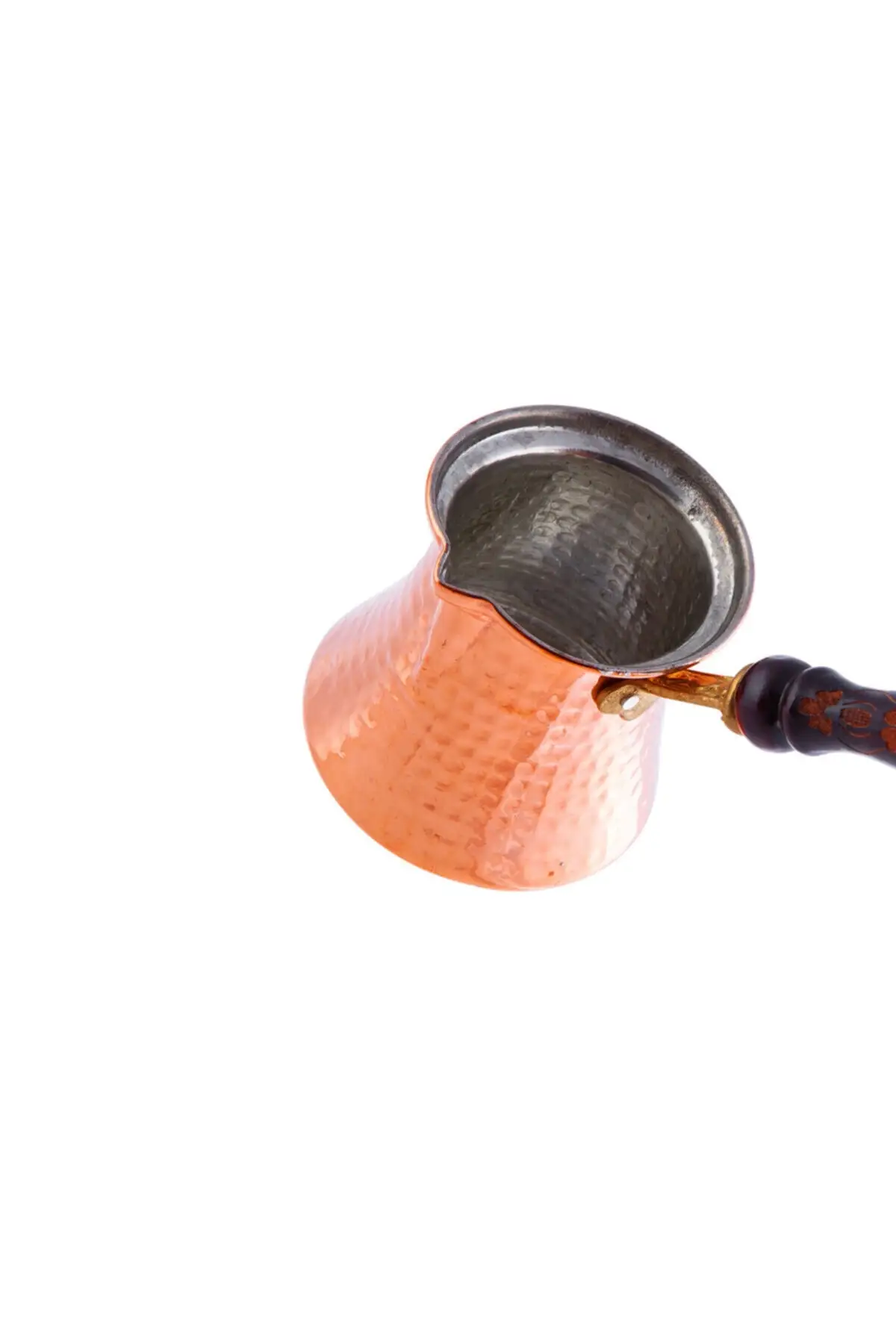 Cafetera pequeña de cobre, nuevo