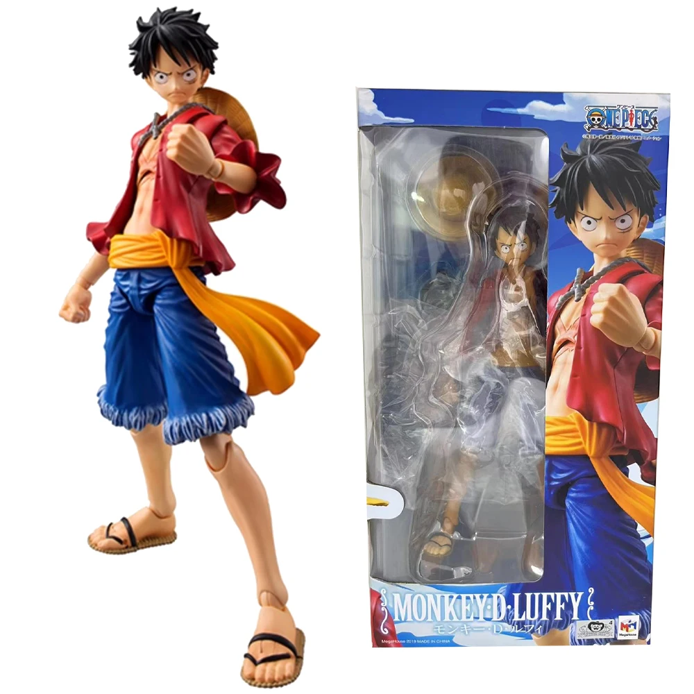 

One Piece Monkey D. Luffy Megahouse VAH Two Years Later Movable Model Anime Action Figure Collectible Toys Birthday Present