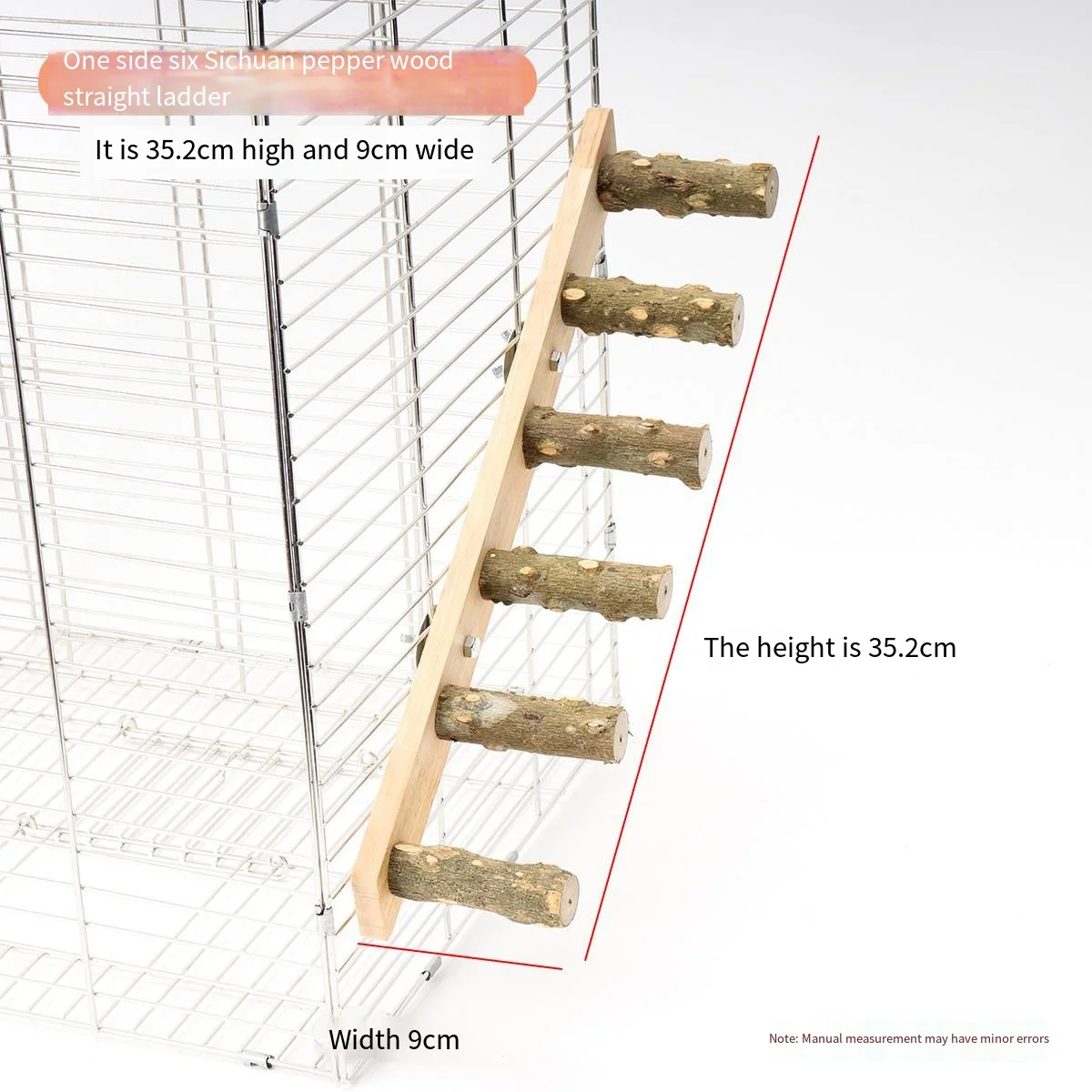 Échelle d'escalade interactive en bois pour perroquet et oiseau, jouet en peau de tigre, meulage, griffe, bec, accessoires, fournitures