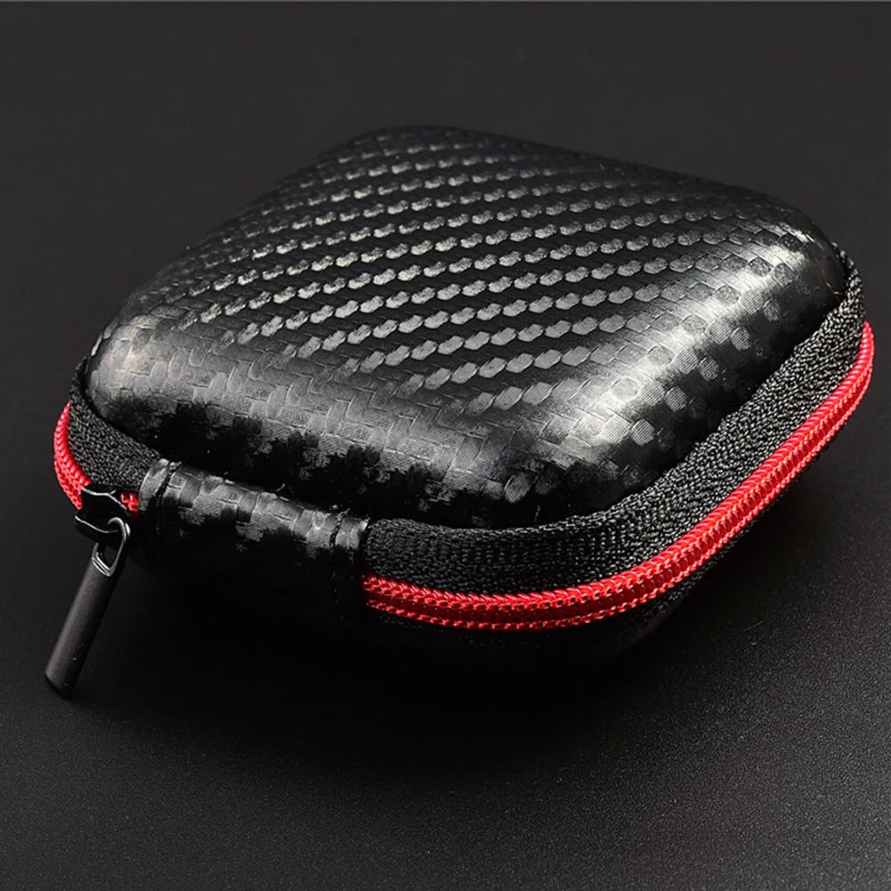 Headphone Carry Bag Portable Earphone Charging Cable Storage Case EVA Anti- Wear-resistant Headset Data Cable Holder