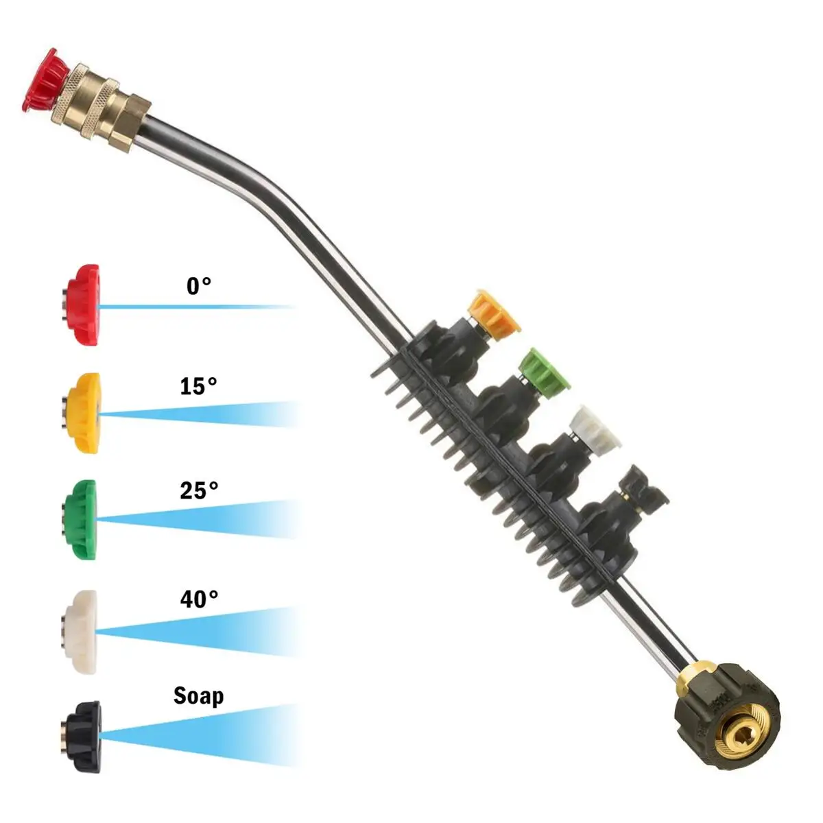 Car Wash Gun Extension Wand Lance With M22 Pin 14MM For High Pressure Wash Gun Karcher Ordinary HD HDS And Others