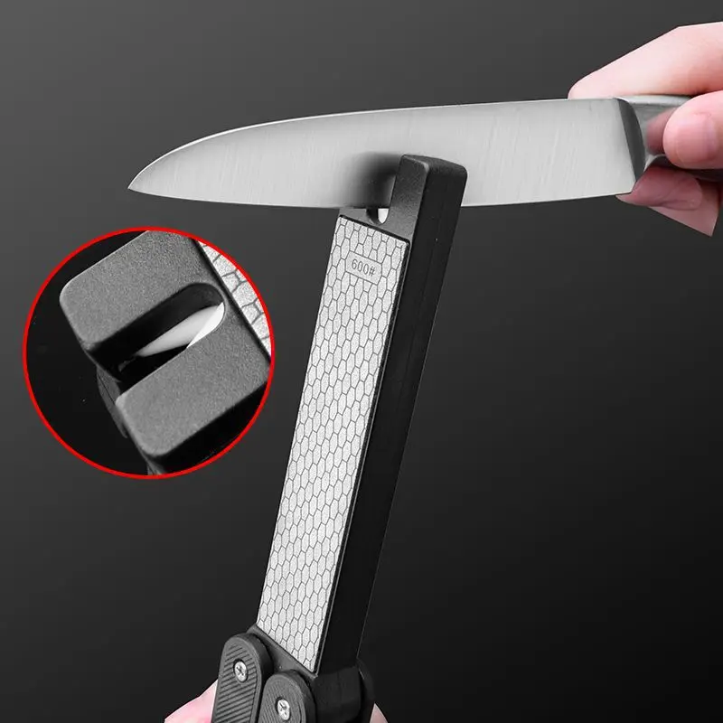 

Portable Double Side Grindstone Professional Kitchen Sharpener for Pocket Folding Knife Sharpening Stone Sharpener Diamond