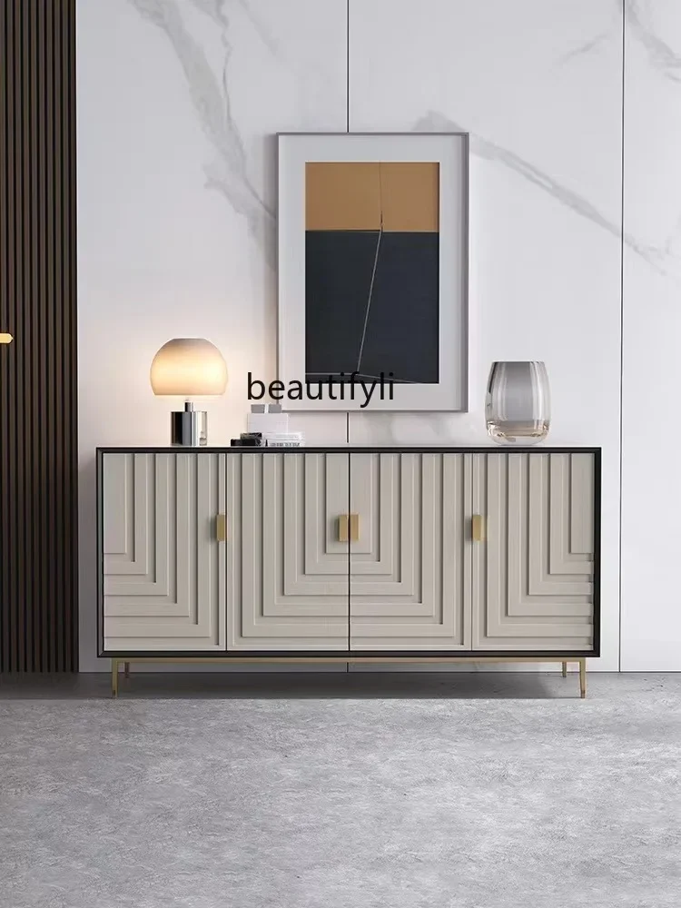 

K185 Italian Entrance Cabinet Simple Modern Living Room to Decorate Home Dining Side Storage Cabinet Entrance Locker
