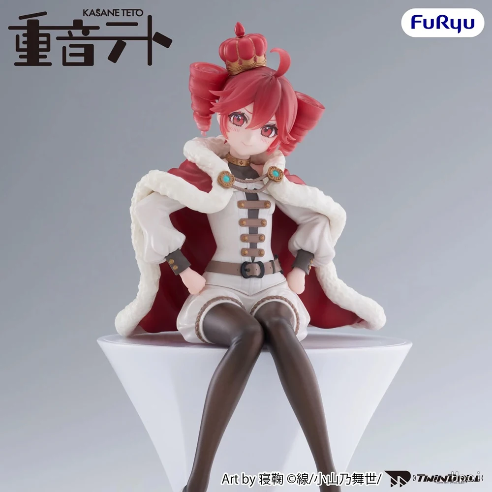 In Stock FuRyu Noodle Stopper Figure Kasane Teto King Ver. 15.5cm Anime Action Figures Desktop Edge Ornament Collectible Gift view 6