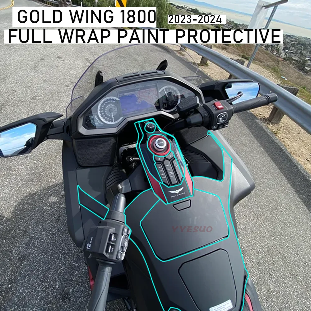 for Honda Goldwing GL1800 Transparent Sticker Protective Film Parts Full Wrap Paint Protection Gold Wing GL 1800 Accessories