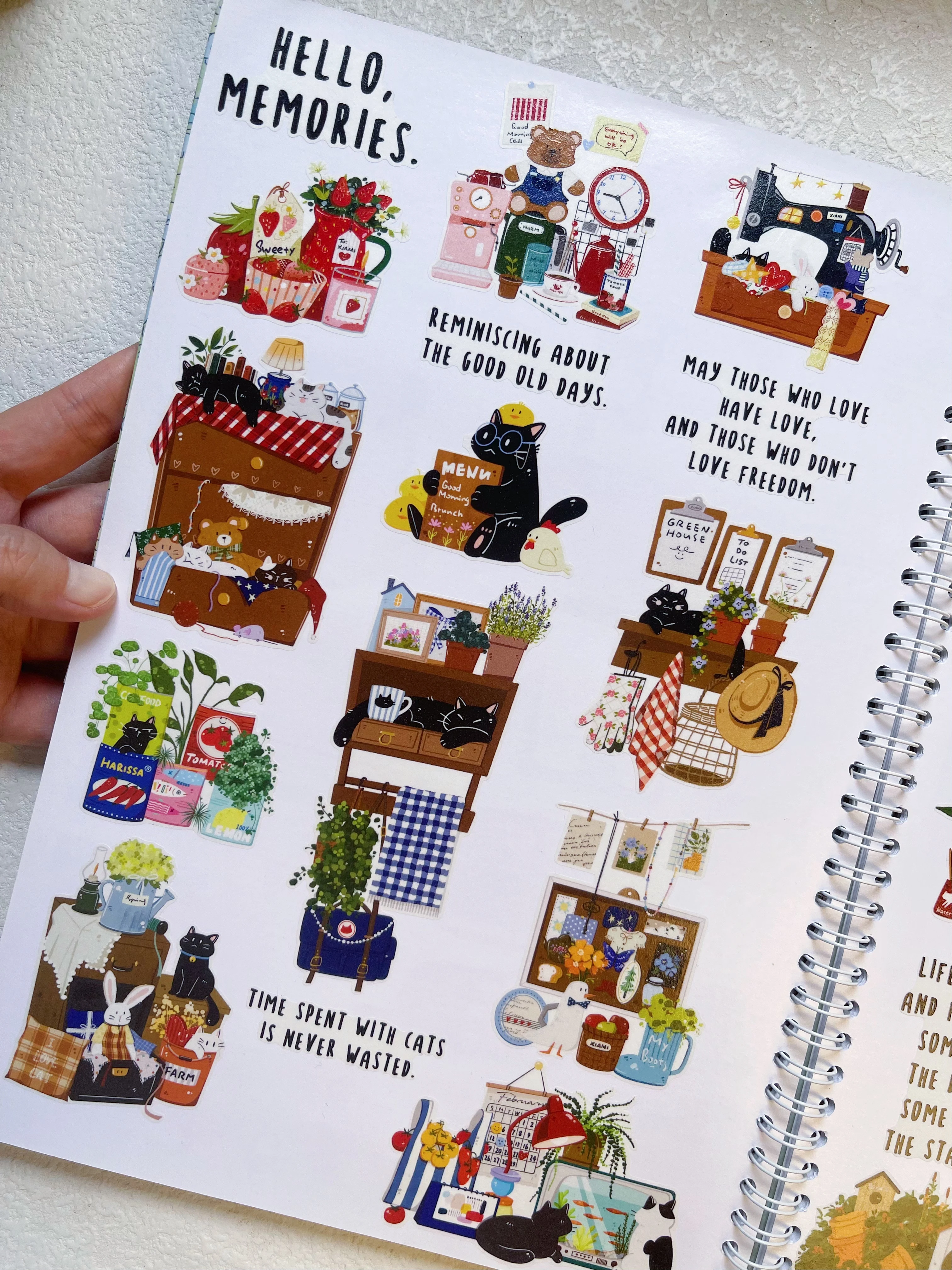 Xiami Original Little Time Journal Decoration Material Die Cut Washi Tape Full Roll for Scrapbooking DIY Sticker Craft