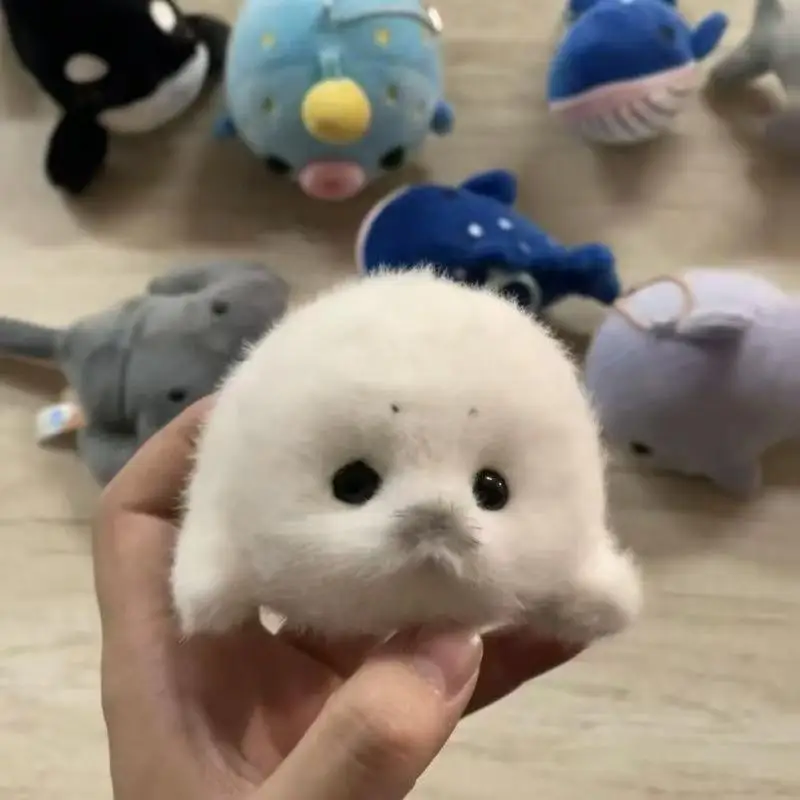 *Cute Baby Seal Doll Plush Toy Pendant Simulation Ocean Toy Souvenir Seal Pendant Gift Doll Bag Pendant - view 5