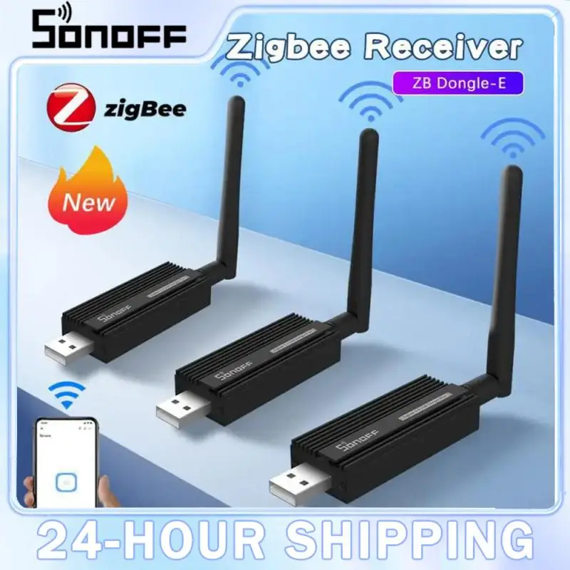 

SONOFF ZB Dongle-E USB Dongle Plus Zigbee 3.0 Универсальный шлюз Поддержка домашнего помощника Zigbee2MQTT Raspbian Ubuntu MacOS