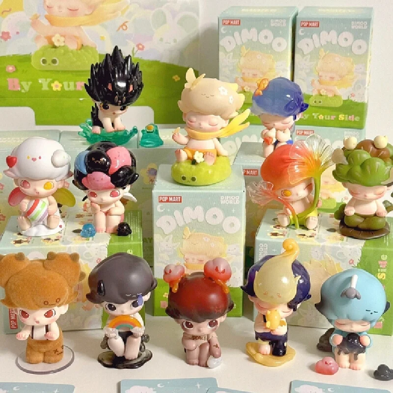 

Genuine Dimoo By Your Side Series Blind Box Kawaii Doll Cute Anime Figure Model Pvc Doll Surprise Desktop customized Toys Gift