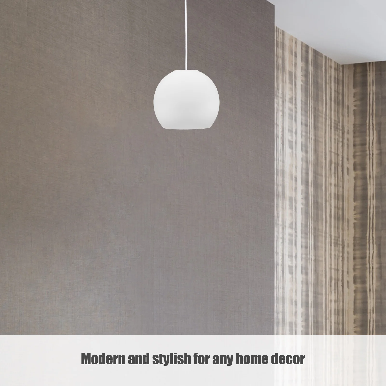 

Dual Opening Glass Pendant Light Shade Replacement Modern Fixture Cover for Kitchen Bedroom Living Room Decoration