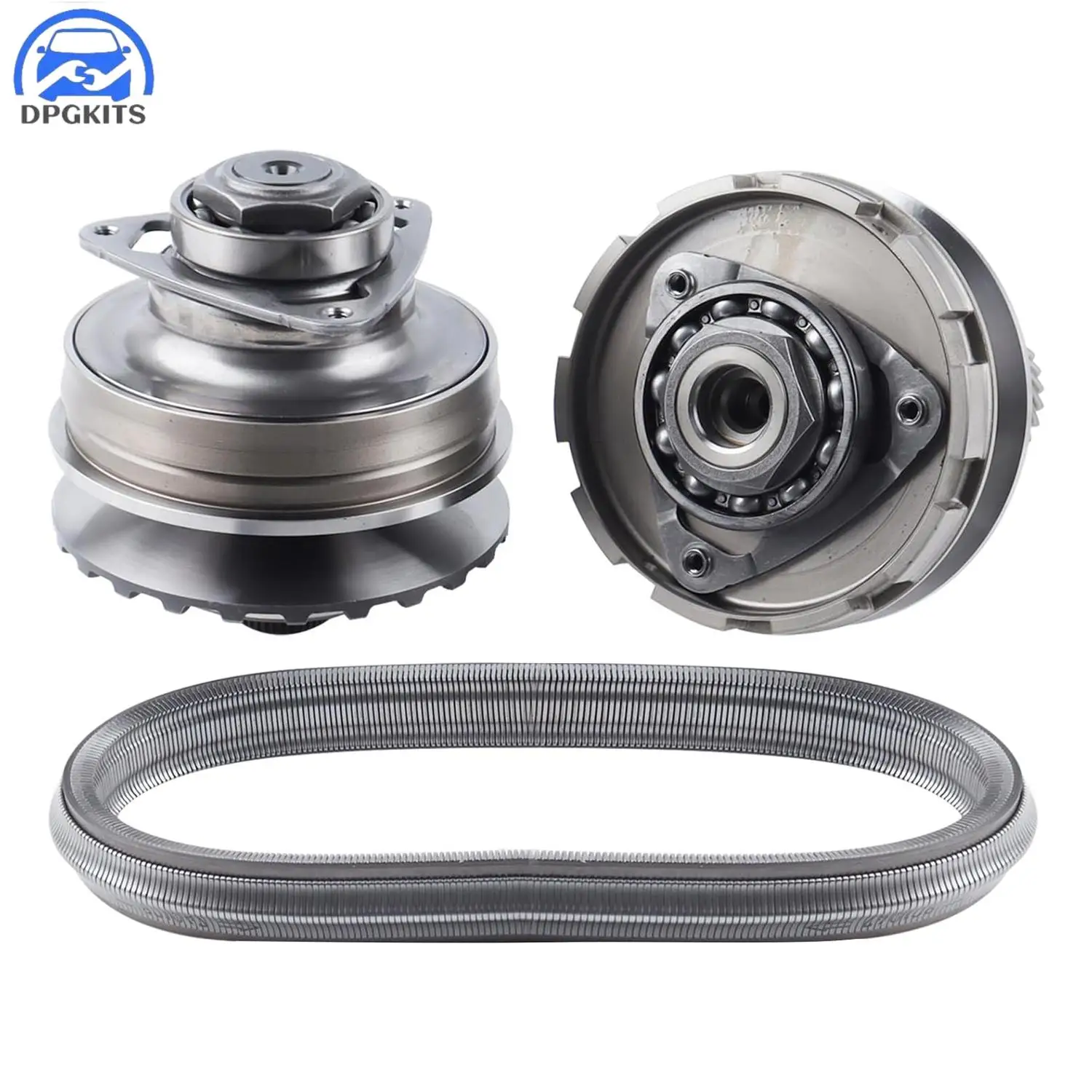 

DPGKITS Car Transmission Pulley Set with Chain Belt For NISSAN Mitsubishi Jeep Suzuki Renault OE Number RE0F10A JF011E 33710NK-8