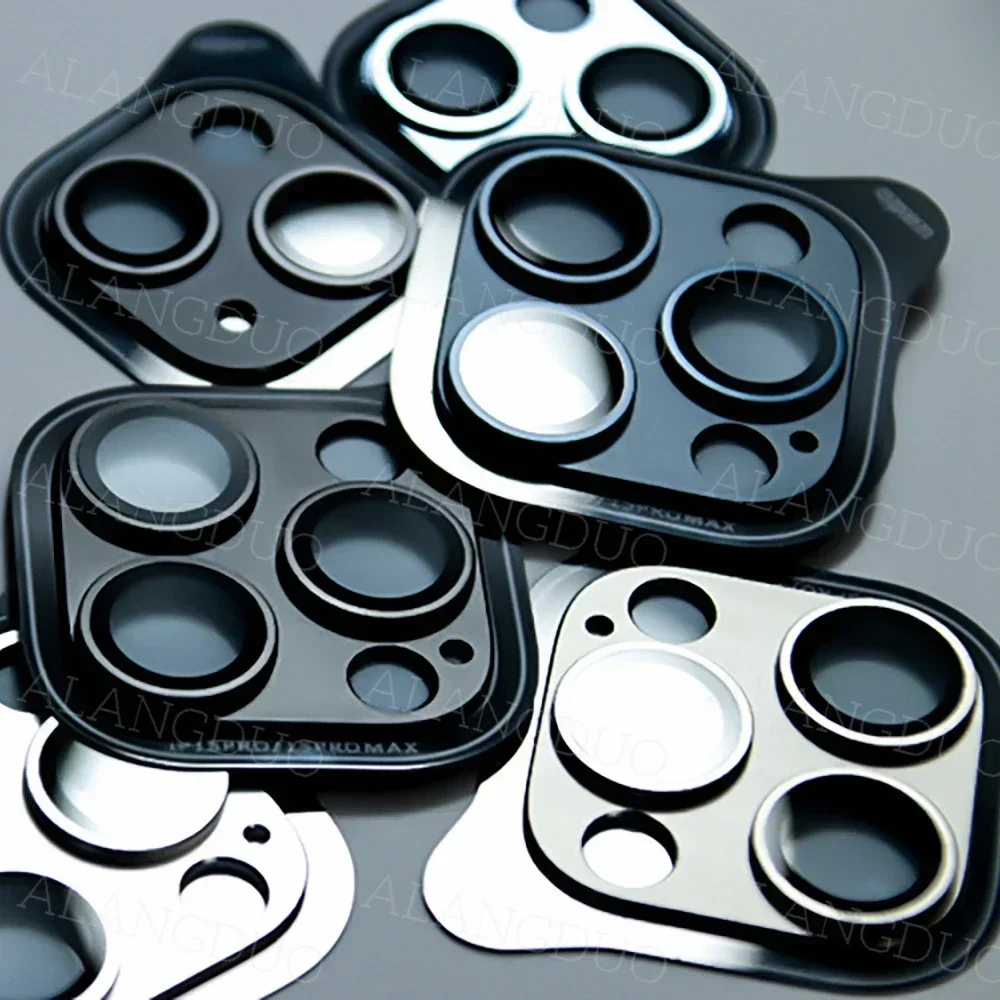 Full Cover Camera Protector for iPhone 15 Ultra 15 Pro Max Plus Lens Protective Metal + Tempered Glass Cap on iPhone15Pro 2023