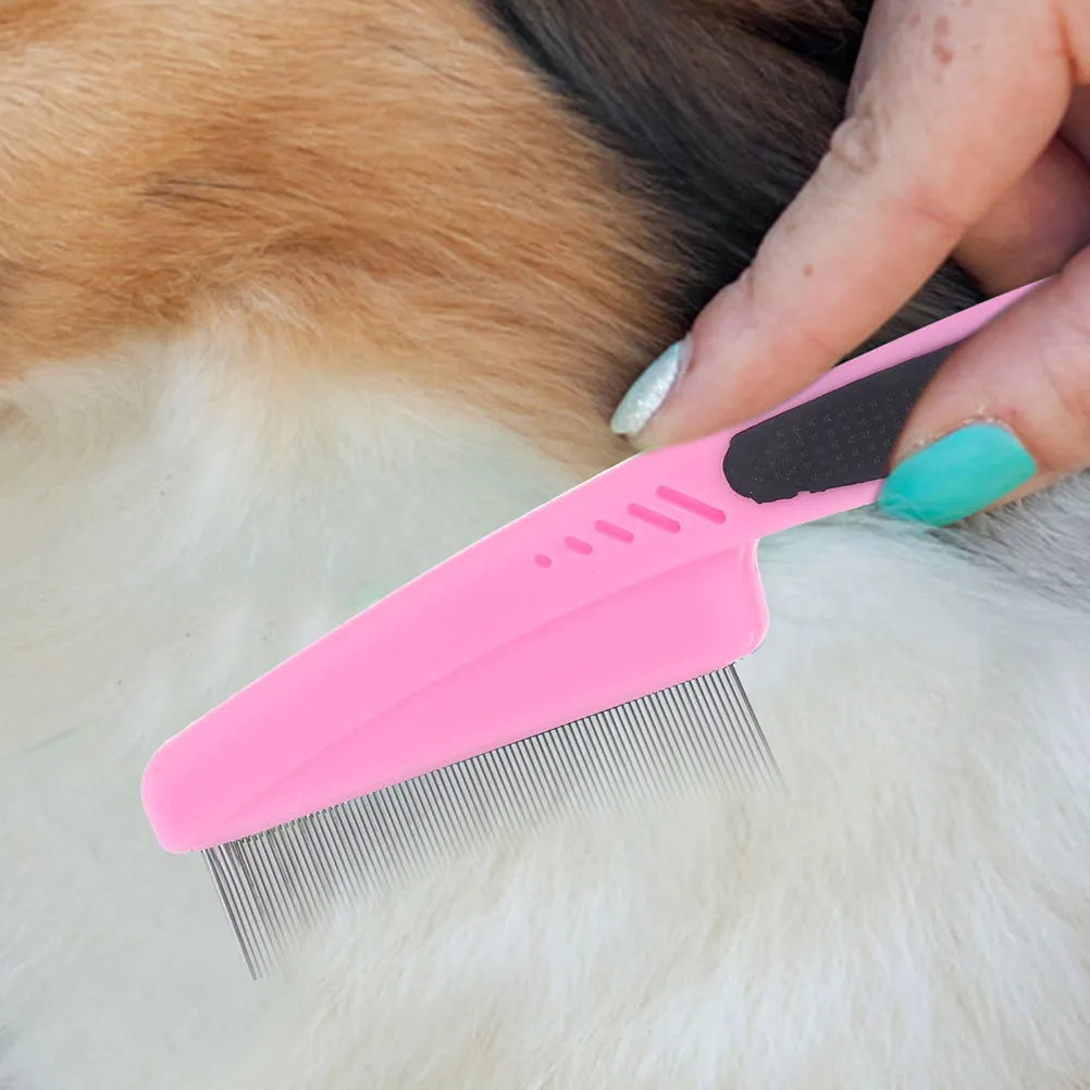 

Набор из 2 расчесок с частыми зубьями из нержавеющей стали для ухода за кожей головы, металлическая расческа для волос, портативная, с плавным скольжением, антистатическая